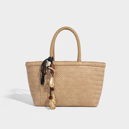 Beaira Advanced Handheld Woven Bag for Women's New Trendy Fashion Versatile Work Commuter Single Shoulder Crossbody Bag