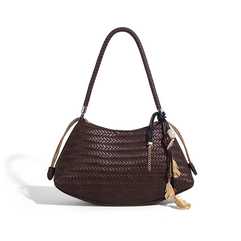 Beaira Original Lazy Style Woven Bag New Underarm Bag for Women Summer New Commuter Versatile Single Shoulder Handbag
