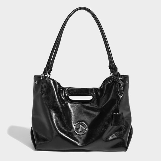 Beaira Wrinkled Arrow Bag New Tote Bag Large Capacity Commuter Handheld Single Shoulder Soft Bag High Quality Fashion Women's Bag