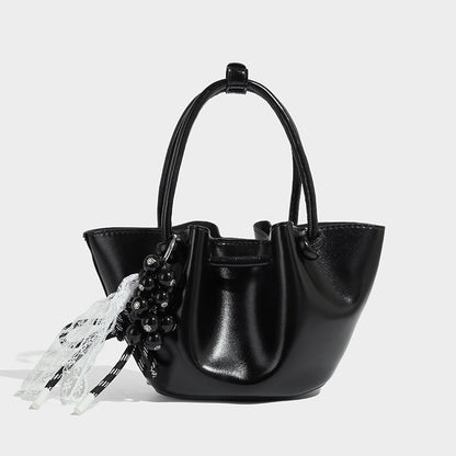 Beaira Outsourced niche hand-held bucket bag women's new simple and versatile shoulder bag casual commuting crossbody bag