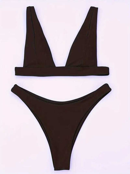 Beaira New bikini sexy backless swimsuit two-piece set high waisted camisole split swimsuit for women cross-border