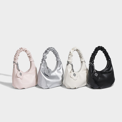 Beaira High end niche bag women's fashion new single shoulder crossbody bag summer women's hand-held pleated dumpling bag