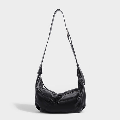Beaira Cool bag new cross-border retro lazy style single shoulder dumpling bag high-end oil sensitive wax leather crossbody bag