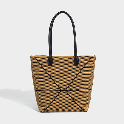 Beaira Korean niche handbag women's new fashionable and versatile diamond shoulder bag large capacity casual commuting tote bag