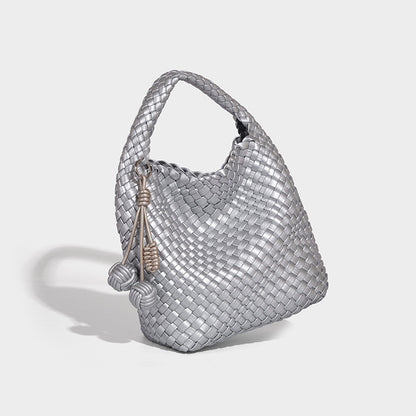 Beaira Cross border hot selling pure handmade woven bag women's fashionable and durable tote bag summer large capacity single shoulder crossbody bag
