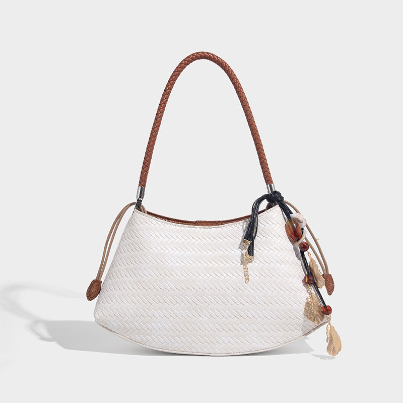 Beaira Original Lazy Style Woven Bag New Underarm Bag for Women Summer New Commuter Versatile Single Shoulder Handbag