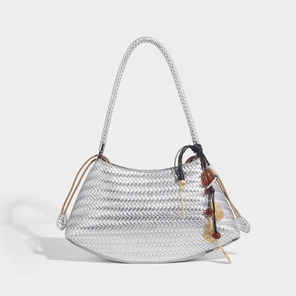 Beaira Original Lazy Style Woven Bag New Underarm Bag for Women Summer New Commuter Versatile Single Shoulder Handbag