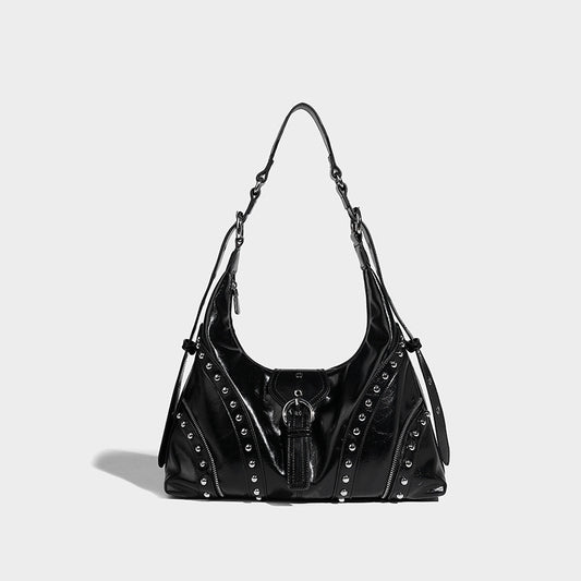 Beaira Fashionable retro design spicy girl armpit bag women's summer new item large capacity Liuding tote crossbody bag