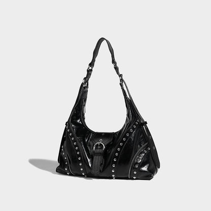 Beaira Fashionable retro design spicy girl armpit bag women's summer new item large capacity Liuding tote crossbody bag