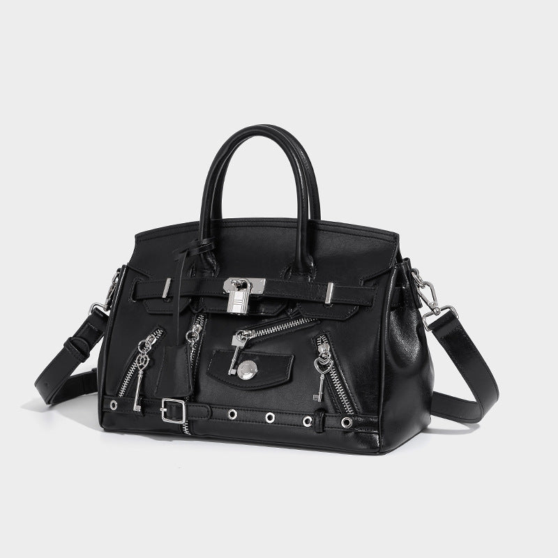 Beaira Cross border niche handbag women's bag new design sense large capacity platinum Kelly bag single shoulder crossbody bag