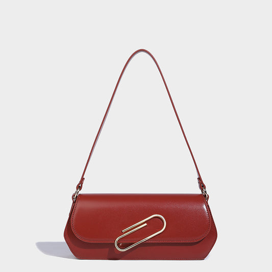 Beaira Paper clip armpit bag women's new versatile retro niche design French stick high-end commuting shoulder bag