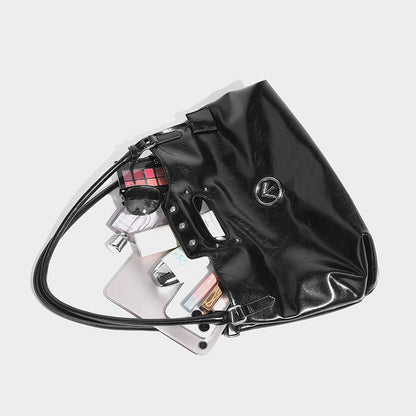 Beaira Wrinkled Arrow Bag New Tote Bag Large Capacity Commuter Handheld Single Shoulder Soft Bag High Quality Fashion Women's Bag