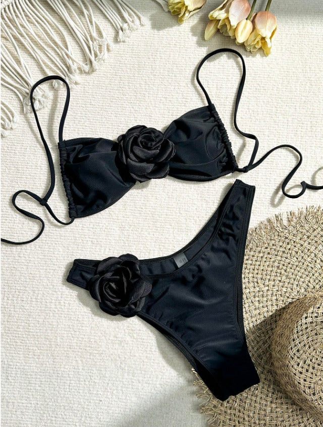 Beaira New Fashionable 3D Flower Bikini Set Cross border Sexy Beach Vacation Bikini Swimming