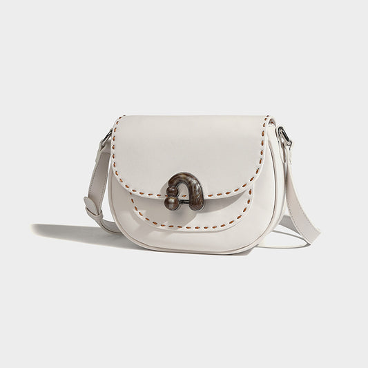 Beaira Ladies' new niche design armpit chestnut bag fashionable and versatile casual commuting crossbody saddle bag