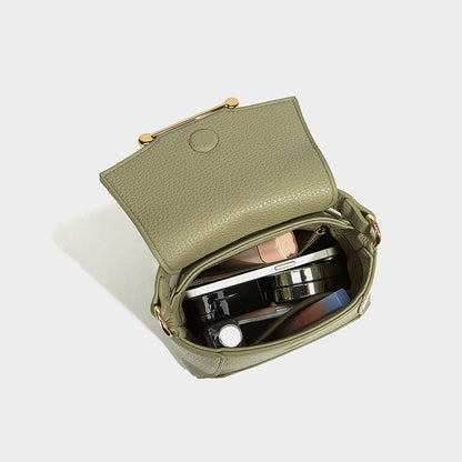 Beaira Handbag for spring and summer fashionable niche simple versatile high-end lychee pattern single shoulder crossbody women's bag