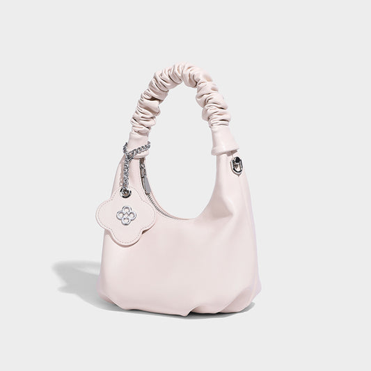 Beaira High end niche bag women's fashion new single shoulder crossbody bag summer women's hand-held pleated dumpling bag