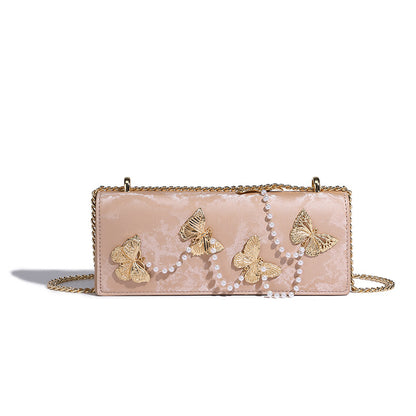 Beaira Small niche design butterfly bag new fashionable and versatile underarm bag high-end feeling sweet and cool spicy girl single shoulder chain bag