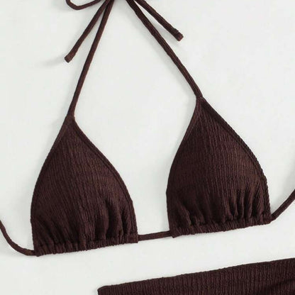 Beaira European and American new sexy three piece split swimsuit bikini cross-border lace up bikini for women