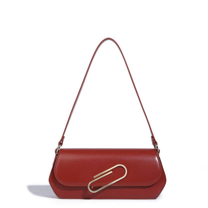 Beaira Paper clip armpit bag women's new versatile retro niche design French stick high-end commuting shoulder bag