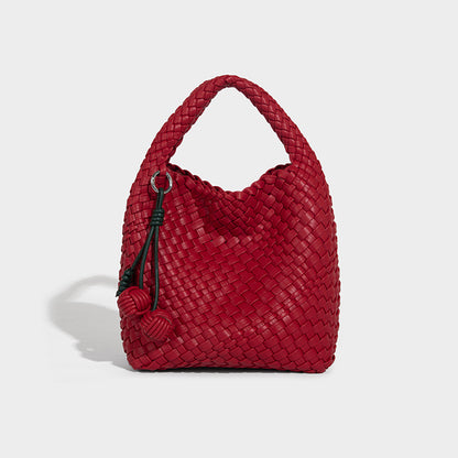 Beaira Cross border hot selling pure handmade woven bag women's fashionable and durable tote bag summer large capacity single shoulder crossbody bag