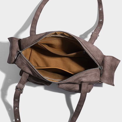 Beaira Korean Ins personality versatile niche multi pocket design handheld mailman bag autumn and winter large capacity single shoulder armpit bag