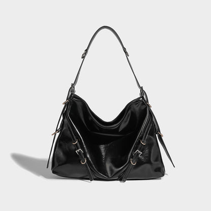 Beaira Pink internet celebrity new women's bag with fashionable temperament large capacity single shoulder armpit bag simple and versatile crossbody bag