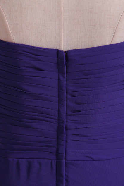 Party Dresses Asymmetrical Train Sweetheart Sheath With Beading Chiffon
