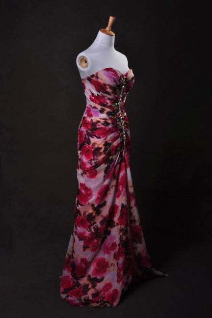Party Dresses Spring Colors Sweetheart Sweep/Brush Train Chiffon