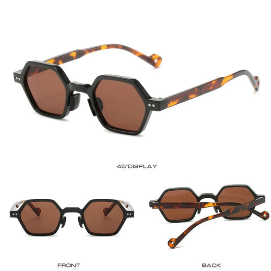 Beaira Retro Style Polarized Sunglasses Uv400 Male Green Brown Polygon Ladies Sun Glasses For Men Hexagon Summer New Eyewear