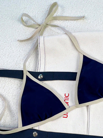 Beaira Summer sexy tie bikini swimsuit set for beach vacation suitable for women