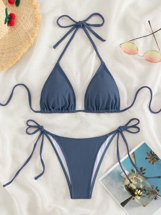 Beaira Summer white mi-grid bikini set sexy mature spring seaside photo shoot suitable for women