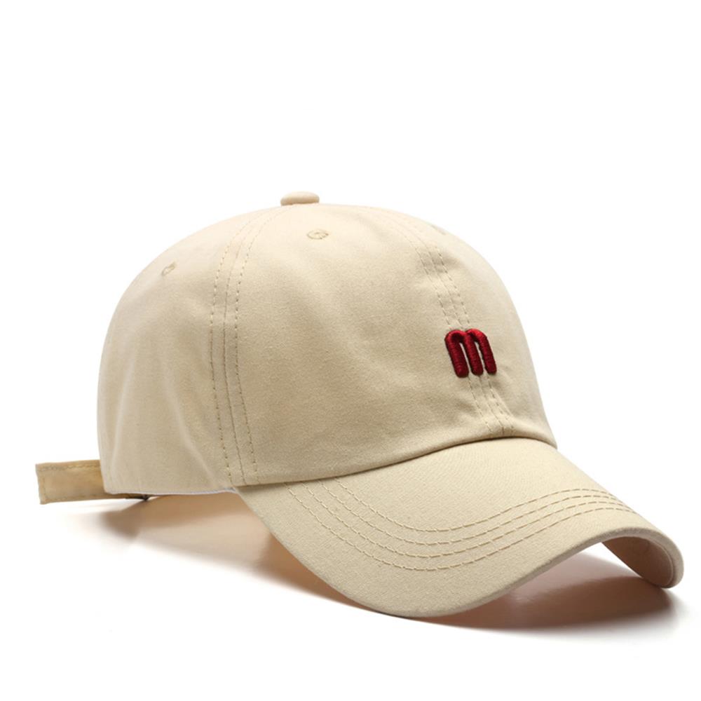 Beaira Fashion washed Cotton Baseball Caps Korean Version Letter Embroidery women Men Hat Spring And Autumn Breathable Sunscreen Cap