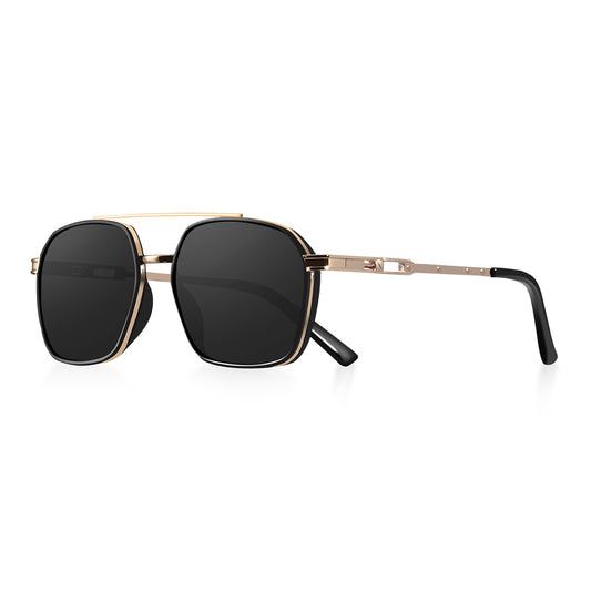 Beaira Polygon Polarized Sunglasses Men Outdoor Fishing Pilot Sun Glasses Male Vintage Retro Punk Shades Female UV Protection