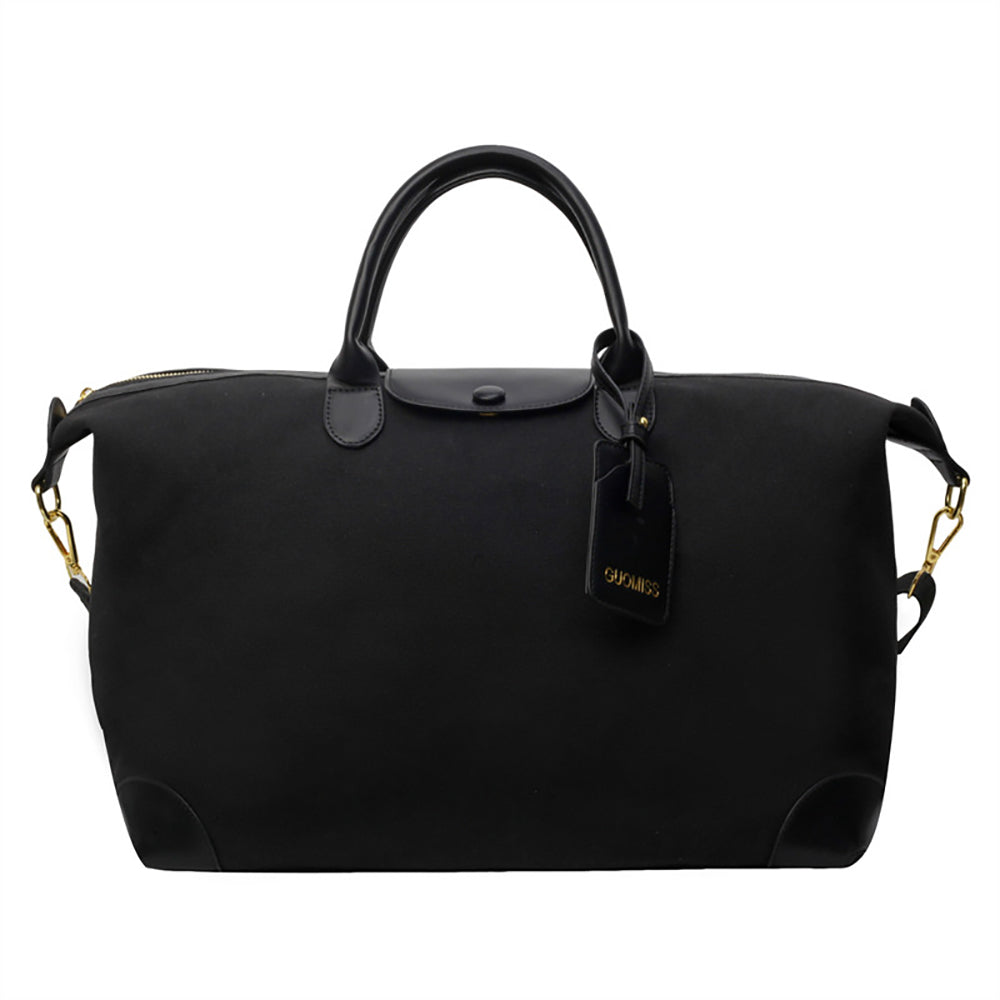 Beaira Short Trip Business Travel Bag, Large Capacity Custom Embroidery Commuting Crossbody Bag, High-Quality Handbag For Maternity Use