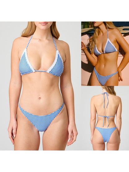 Beaira Women s Floral Print Ruffle Off Shoulder Bikini Set High Waist Swimsuit Two Piece Bathing Suit Beachwear Summer