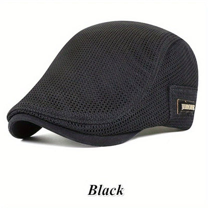 Beaira 1pc Summer new women's mesh cap Men's breathable beret women's thin breathable sun shield hat