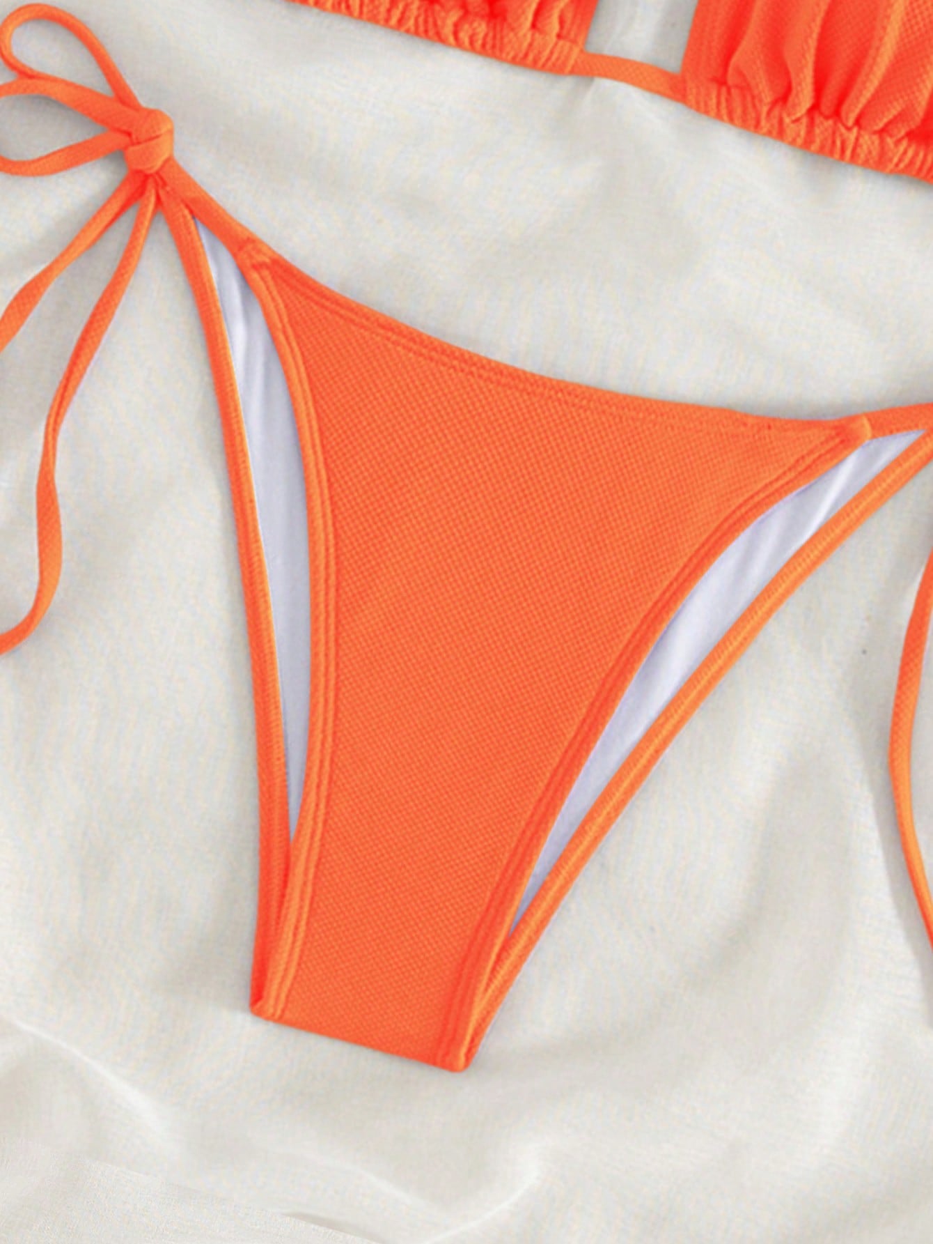 Beaira Summer orange split bikini set eye-catching sexy beach suitable for women swimming hot spring