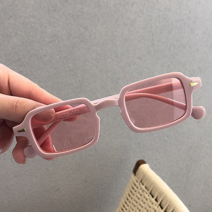 Beaira Simple Square Sunglasses Men and Women Retro Glasses Summer Sunshade Beach Fashion Glasses