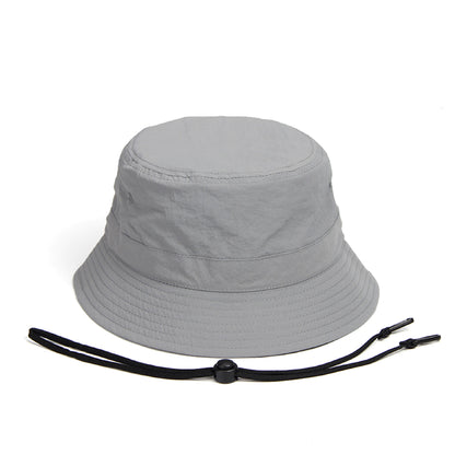Beaira Versatile Camping Hat Waterproof Bucket Hat Summer Outdoor Activities Sun Protection Drawstring Hiking Fishing Sunbathing