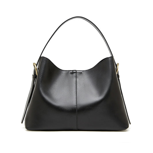 Beaira Vintage Genuine Leather Bucket Tote Handbags For Women 2025 Luxury Designer Shopping Ladies Shoulder Crosssbody Bags