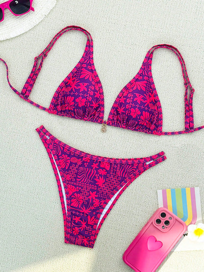 Beaira Summer purple red mature beautiful bikini set suitable for women to take photos by the sea