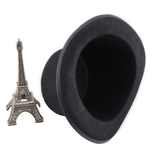Beaira Top Hat for Adult/Teens Cylinder Hat Prom Carnivals Party Costume Black Magician Hat for Carnivals Show Party
