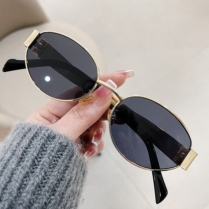 Beaira Fashion Oval Sunglasses Women Retro Trend Outdoor Metal Sun Glasses High Quality Classic Men Luxury Brand Eyewear UV400 Goggles