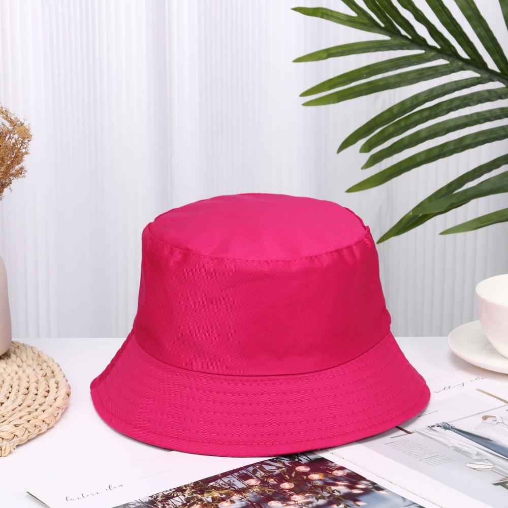 Beaira Cotton Summer Foldable Bucket Hat Unisex Women Outdoor Sunscreen Hat Pure Color Fishing Hunting Cap Men Basin Chapeau Beach Cap