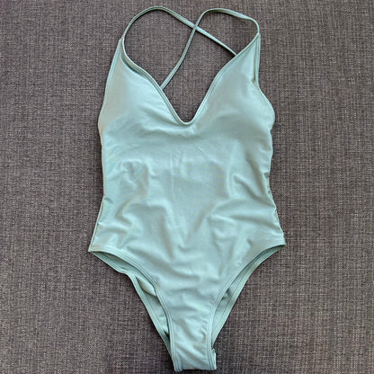 Beaira Sexy Padded One Piece Swimsuit Women Swimwear Solid Bathing Suit Monokini Swimming Suit Summer Beachwear maillot de bain femme