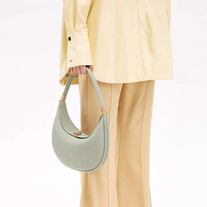 Beaira Luxury Crescent Moon Crossbody Underarm Shoulder Bag Simple Versatile Brand Design Handbag Ladies Commute Leather Hand Bags