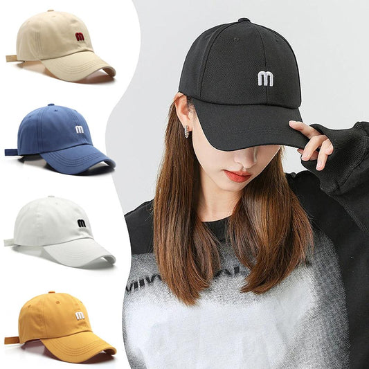 Beaira Fashion washed Cotton Baseball Caps Korean Version Letter Embroidery women Men Hat Spring And Autumn Breathable Sunscreen Cap