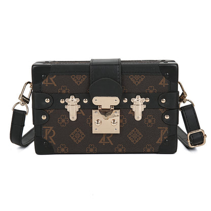 Beaira New Shoulder Bag Box Bag Fashion Retro Small Box Crossbody Bag