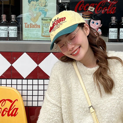 Beaira Face Smaller Baseball Cap INS Style Sun Protection Letter Embroidered Sun Hat Hip Hop Hat Couples