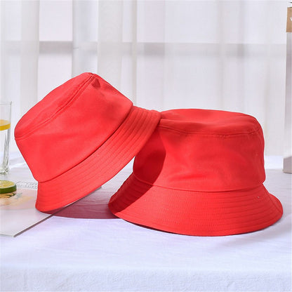Beaira Cotton Summer Foldable Bucket Hat Unisex Women Outdoor Sunscreen Hat Pure Color Fishing Hunting Cap Men Basin Chapeau Beach Cap